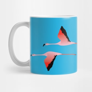 Flying flamingos Mug